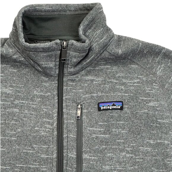 Patagonia Men's Better Sweater 1/4-Zip Fleece in Heathered Gray Size Large - Picture 5 of 7